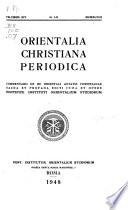 Orientalia christiana periodica