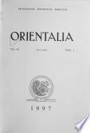 Orientalia