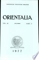 Orientalia Vol.46