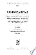 Origeniana Octava