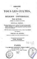 Origine de tous les cultes