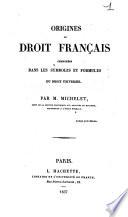 Origines du droit français