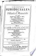 Origines Juridiciales