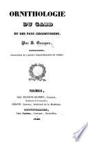 Ornithologie du Gard et des pays circonvoisins