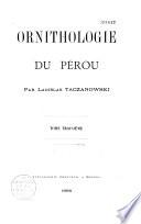 Ornithologie du Pérou