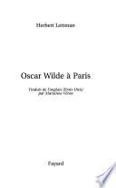 Oscar Wilde à Paris