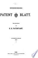 Österreichisches Patentblatt