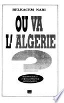 Où va l'Algérie?