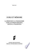 Oubli et mémoire