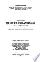 Ouest et romantismes
