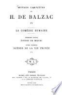 Ouevres complètes de H. de Balzac