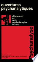 Ouvertures psychanalytiques