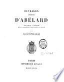 Ouvrages inédits d'Abélard pour servir à l'histoire de la philosophie scolastique en France