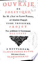 Ouvraje [sic] de politique