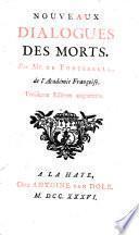 Ouvres diverses de m. de Fontenelle, de l'Academie Françoise. Tome premier °- cinquieme!