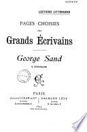 Pages choisies de George Sand