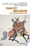 Paix et sécurité - Une anthologie décentrée