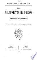 Palimpsestes des prisons recueillis