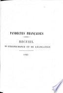 Pandectes françaises