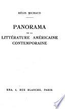 Panorama de la littérature américaine contemporaine