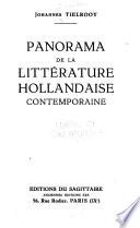 Panorama de la littérature hollandaise contemporaine