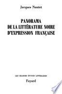 Panorama de la littérature noire d'expression française