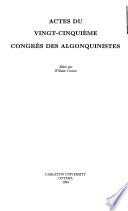 Papers of the ... Algonquian Conference