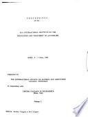 Papers Presented at the ... International Institute on the Prevention and Treatment of Alcoholism