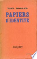 Papiers d'identité