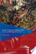 Parade’s End de Ford Madox Ford : vers une esthétique de la crise