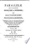 Parallèle des langues françoise&suédoise