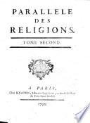 Parallele des religions. Tome 1. [-3.!