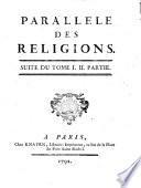 Parallele des religions. Tome 1. [-3.!