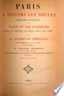 Paris à travers les siècles