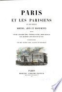 Paris et les Parisiens au XIXe siècle