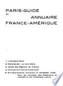 Paris-guide et annuaire France-Amérique 1931