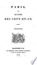 Paris, ou le livre des cent-et-un