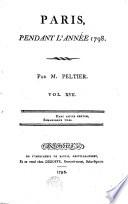 Paris. Pendant L'Année 1798