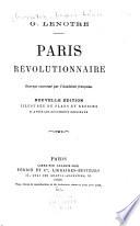 Paris révolutionnaire ....