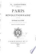 Paris révolutionnaire ouvrage illustré