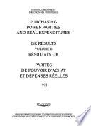 Parités de Pouvoir D'achat Et Depenses Réelles