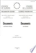 Parliamentary Assembly: Documents-Working Papers