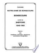 Paroisse Notre-Dame-de-Bonsecours, Bonsecours, comté de Shefford, 1846-1992