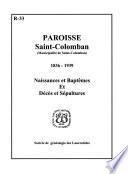 Paroisse Saint-Colomban (municipalité de Saint-Colomban), 1836-1939