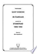 Paroisse Saint-Edmond de Coaticook, comté de Stanstead, 1868-1992