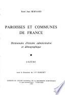Paroisses et communes de France