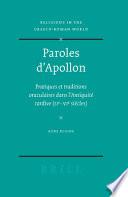 Paroles d'Apollon