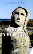 Paroles d'humanité