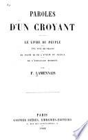 Paroles d'un croyant