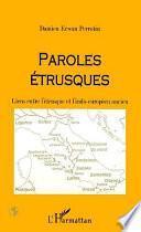 Paroles étrusques
